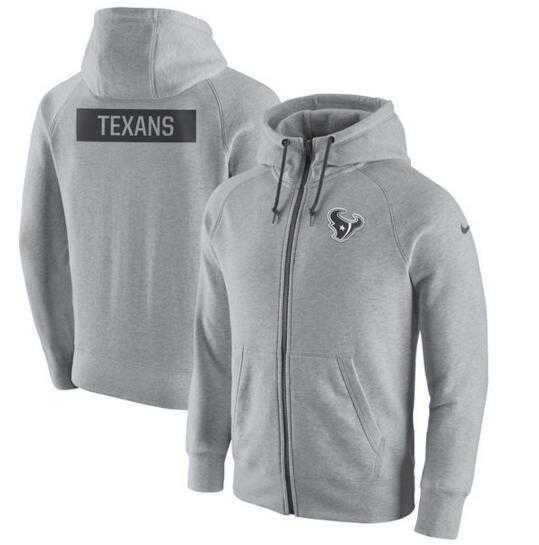 Men's Houston Texans Nike Gridiron Gray 2.0 Full-Zip Hoodie - Ash FengYun,We sell and wholesale Men's Houston Texans Nike Gridiron Gray 2.0 Full-Zip Hoodie - Ash FengYun on line form chian!